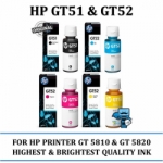HP GT51 black & hp GT52 color - Black